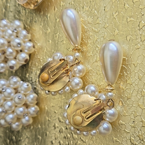 Pearls pearls and pearls earrings - Picture 6 of 10